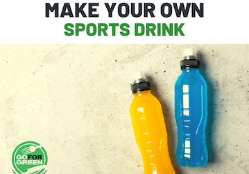 Make your own sports drink  Go for Green logo 