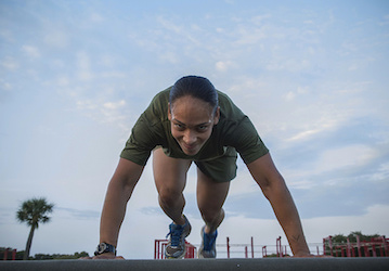 Marine performing mountain climbers improves physical fitness for optimal military wellness and performance   U S  Marine Cor