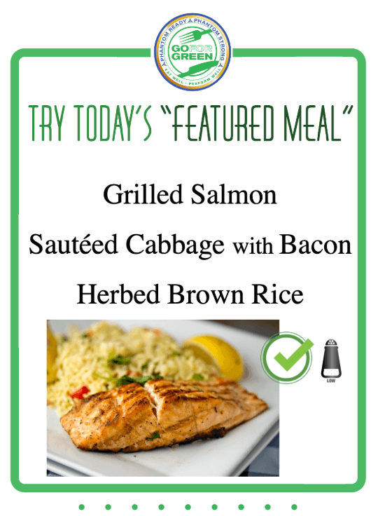 featured meal sign