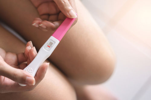 Negative pregnancy test. Coping with infertility using Total Force Fitness.