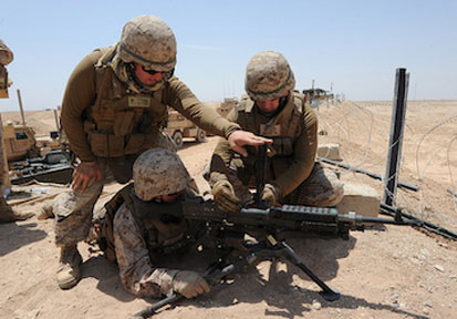 Trainer provides feedback to Service Member fires the M-240B machine gun using effective communication tips from HPRC   U S  