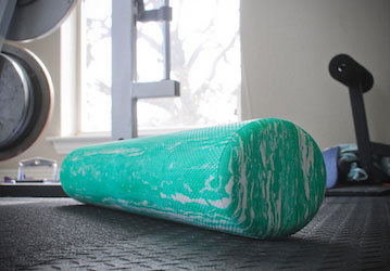 Foam roller - useful tool when training for military fitness and holistic health 