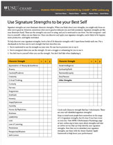 Download Signature Strengths Self Evaluation