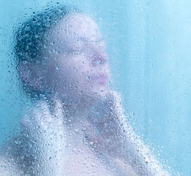 Mindfulness in shower