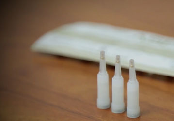 Acupuncture needles used in a holistic pain management approach 