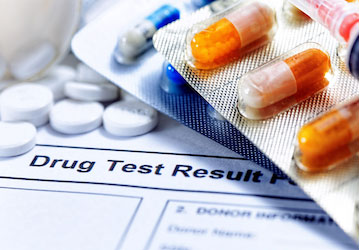 Prescription pills on drug test form reinforces DDRP s campaign to discourage drug misuse among military personnel 