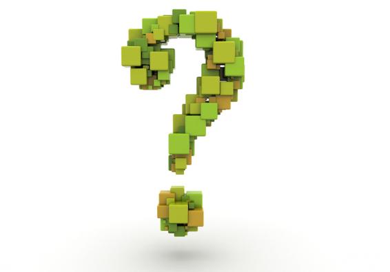 Green question mark highlighting Go for Green FAQs 
