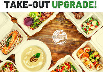 Take-out Upgrade  Go for Green logo 