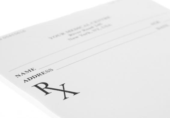 Blank prescription pad encourages visiting HPRC for rehabilitation and injury prevention resources  