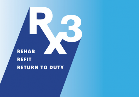 RX3 Logo  Rehab  Refit  Return to Duty 