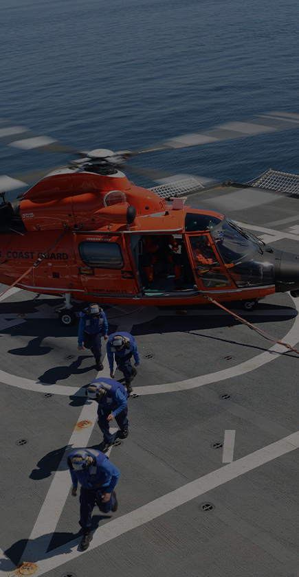 MH-65 Dolphin helicopter. U.S. Coast Guard