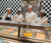 Chiefs at Dining Facility